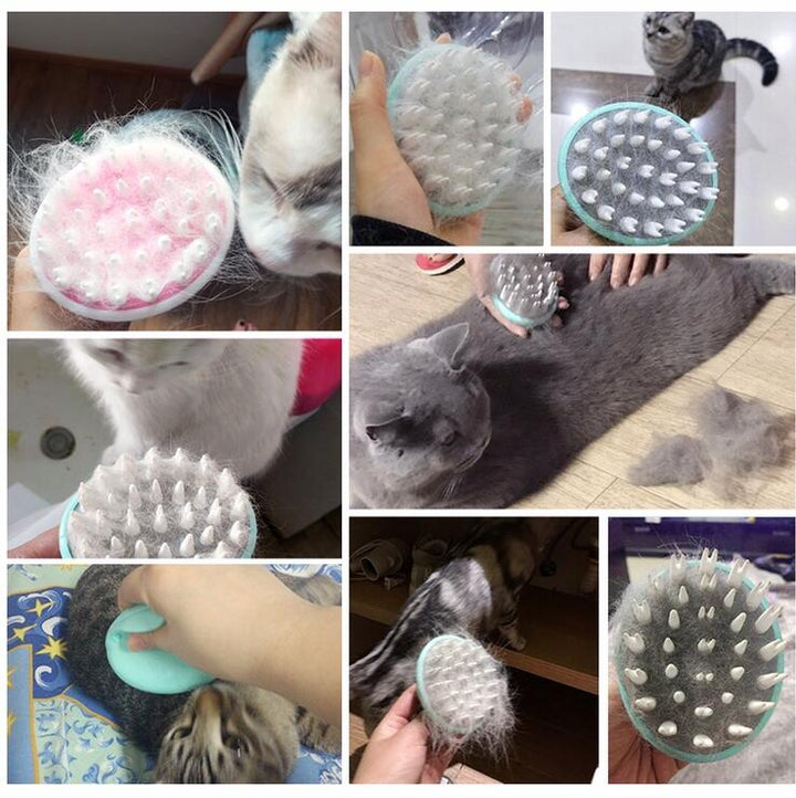 Transform Your Pet's Grooming Routine with Our Massage Bath Pet Grooming Brush